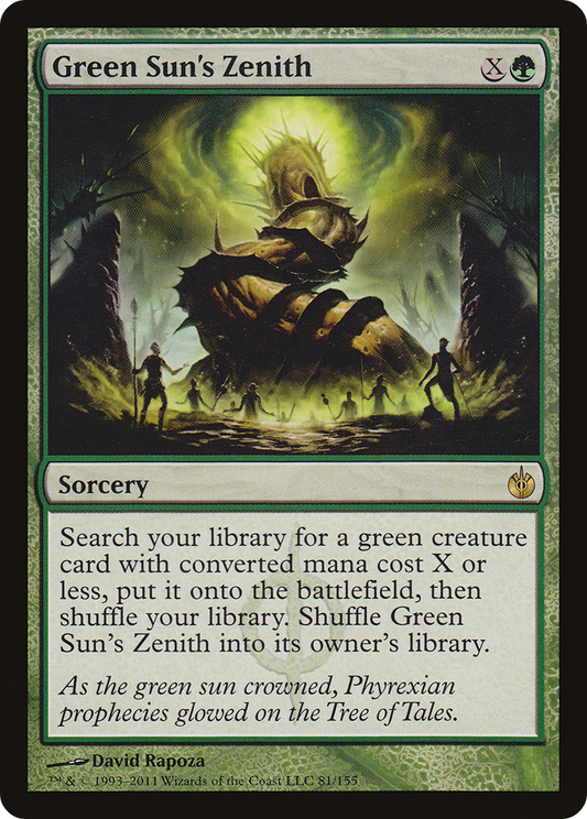 Green Sun's Zenith (081) - Mirrodin Besieged