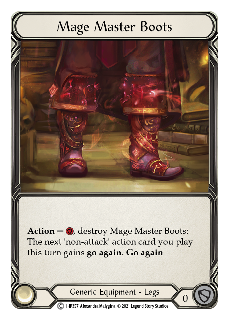 Mage Master Boots [1HP357] (History Pack 1) | Silver Goblin