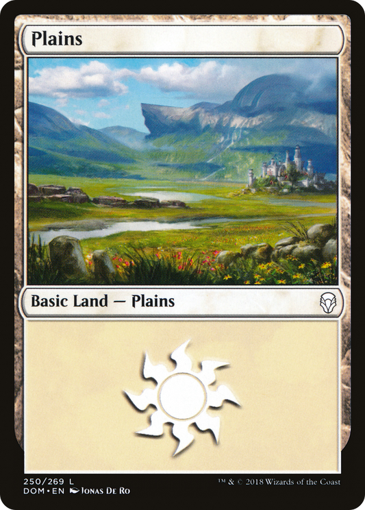 Plains (250) [Dominaria] Foil