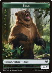 Treasure // Bear Double-Sided Token [Kaldheim Tokens] | Silver Goblin