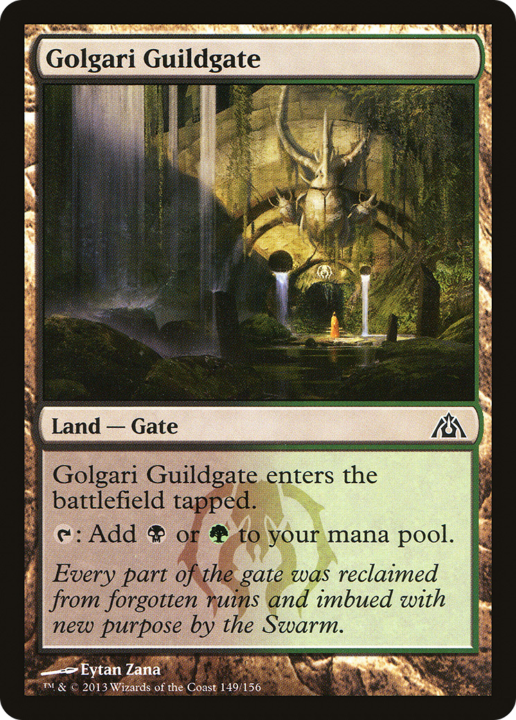 Golgari Guildgate (149) Foil - Dragon's Maze