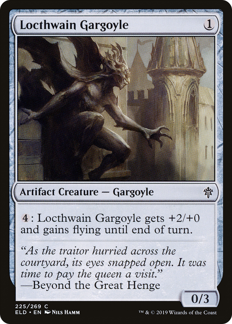 Locthwain Gargoyle (225) - Throne of Eldraine