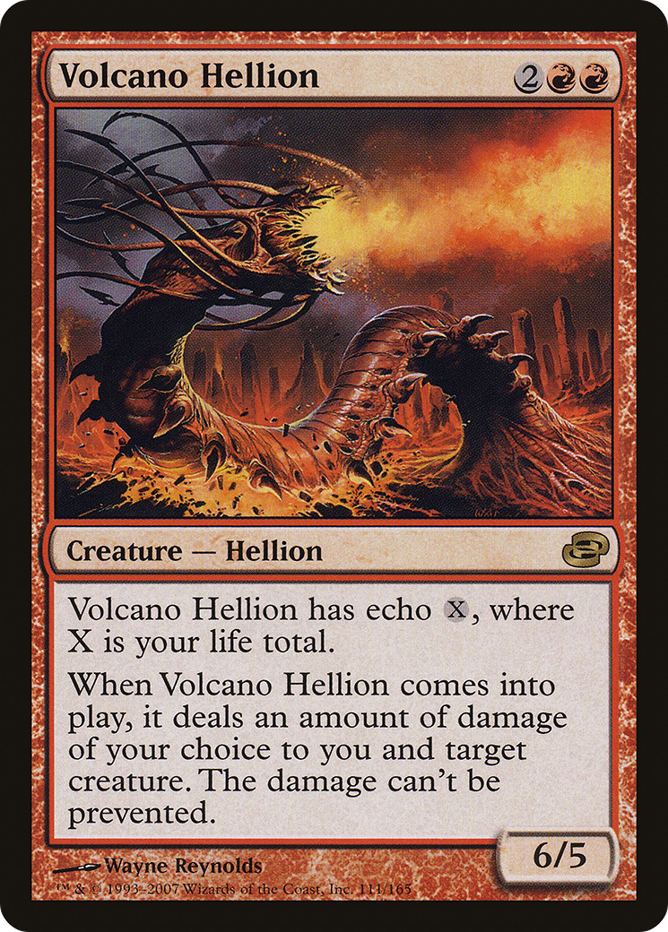 Volcano Hellion [Planar Chaos] Foil