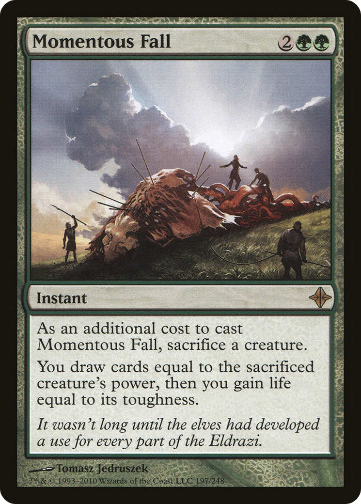 Momentous Fall (197) Foil - Rise of the Eldrazi
