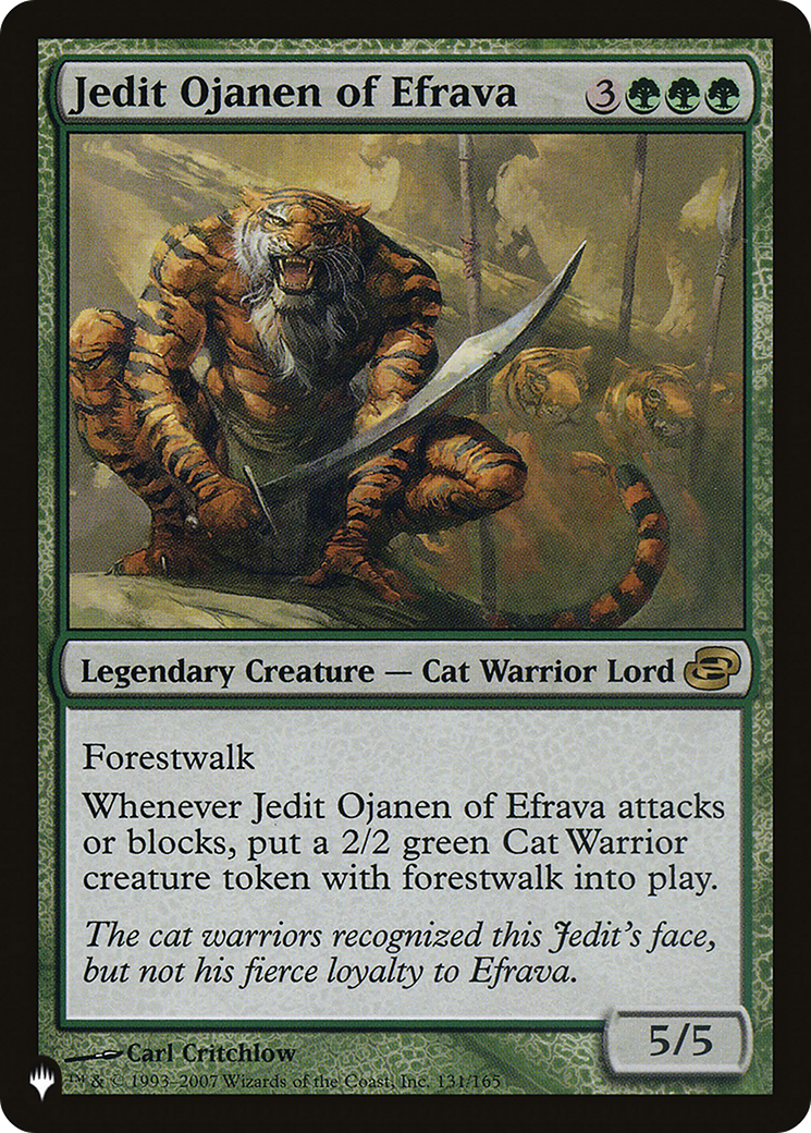 Jedit Ojanen of Efrava (PLC-131) - The List