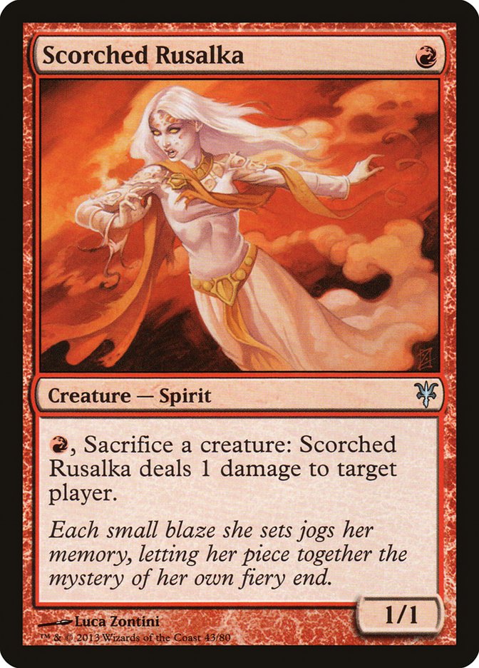 Scorched Rusalka (043) - Duel Decks: Sorin vs. Tibalt