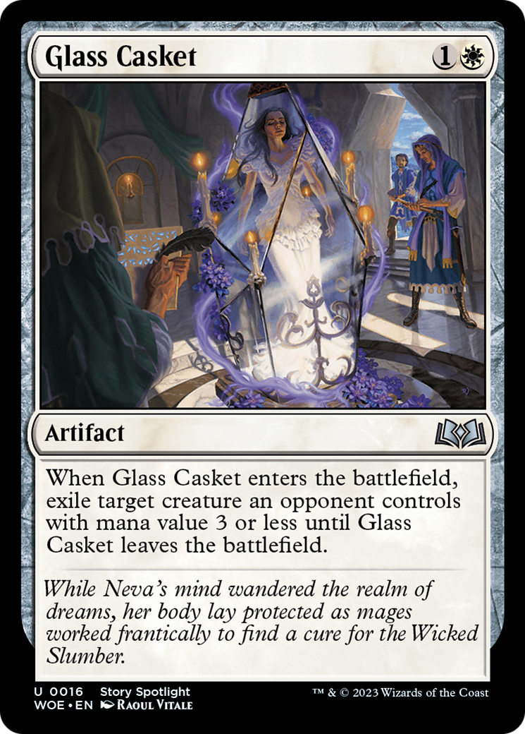 Glass Casket (016) Foil - Wilds of Eldraine