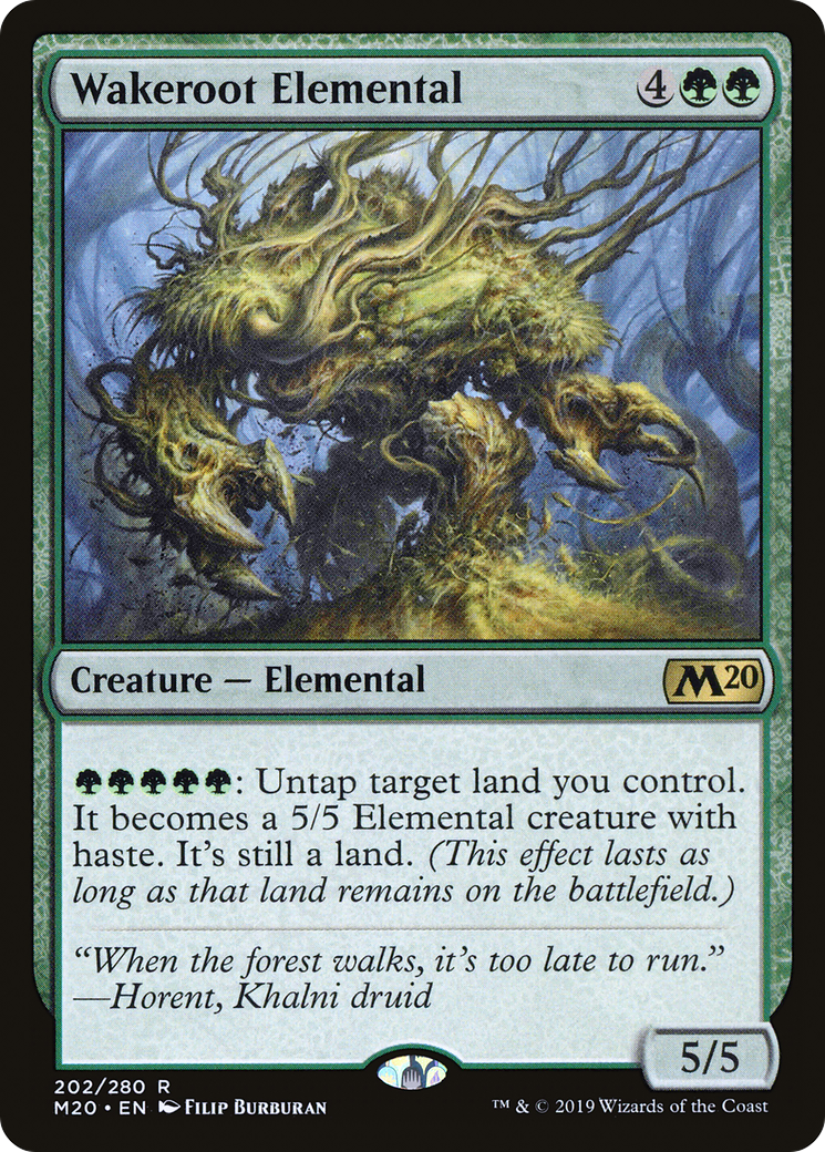 Wakeroot Elemental (202) - Core Set 2020