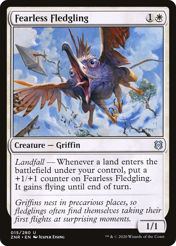 Fearless Fledgling [Zendikar Rising] | Silver Goblin