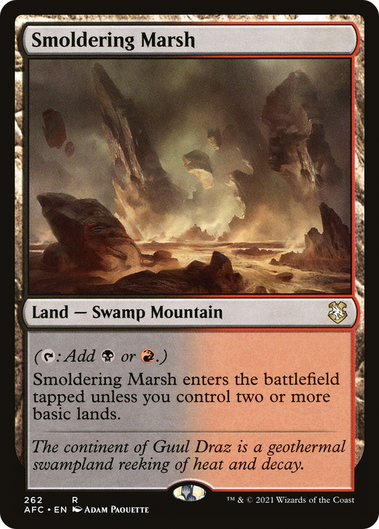 Smoldering Marsh (262) - Forgotten Realms Commander