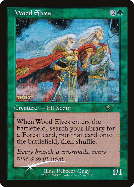 Wood Elves (Retro) (005) Foil - 30th Anniversary Play Promos