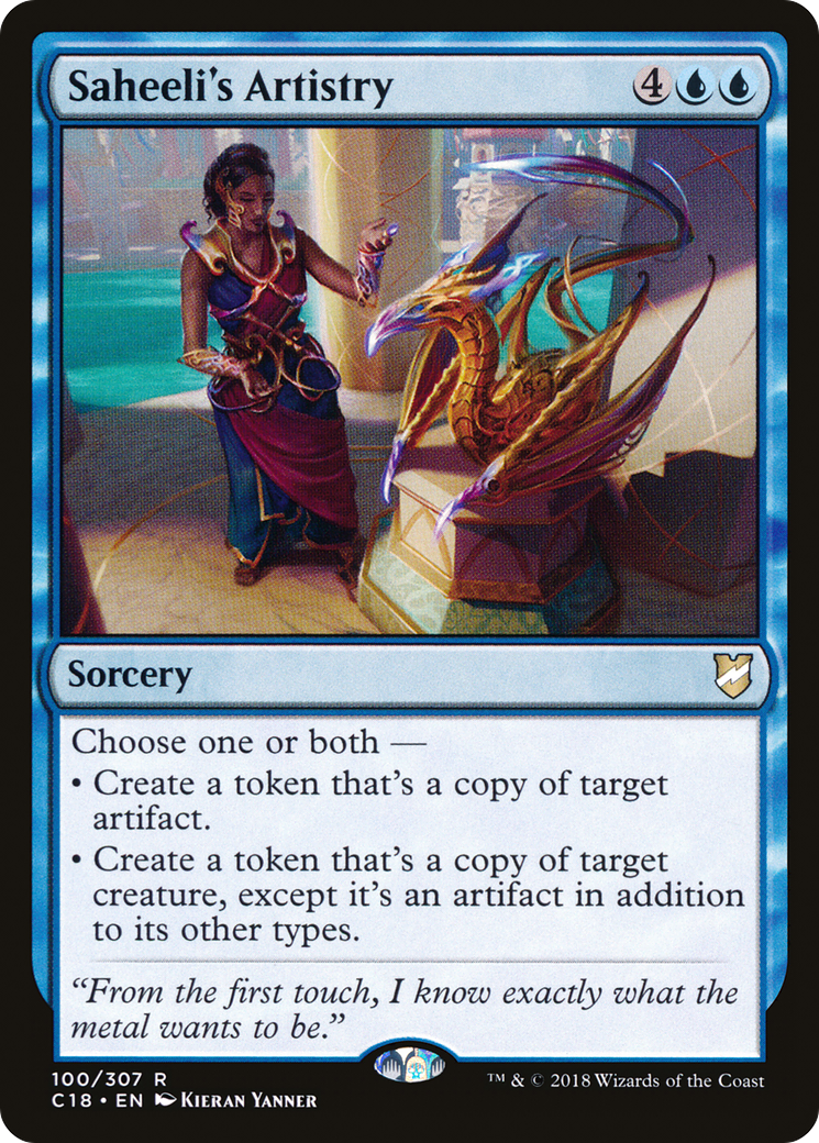Saheeli's Artistry (100) - Commander 2018