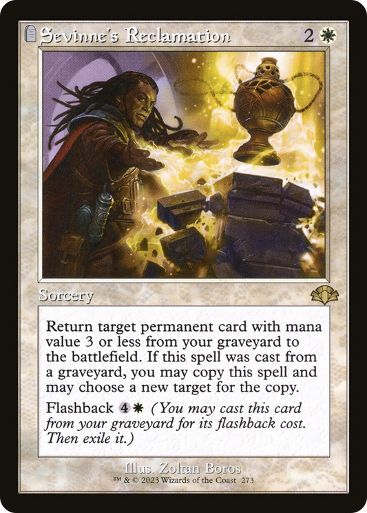 Sevinne's Reclamation (Retro) [Dominaria Remastered] Foil