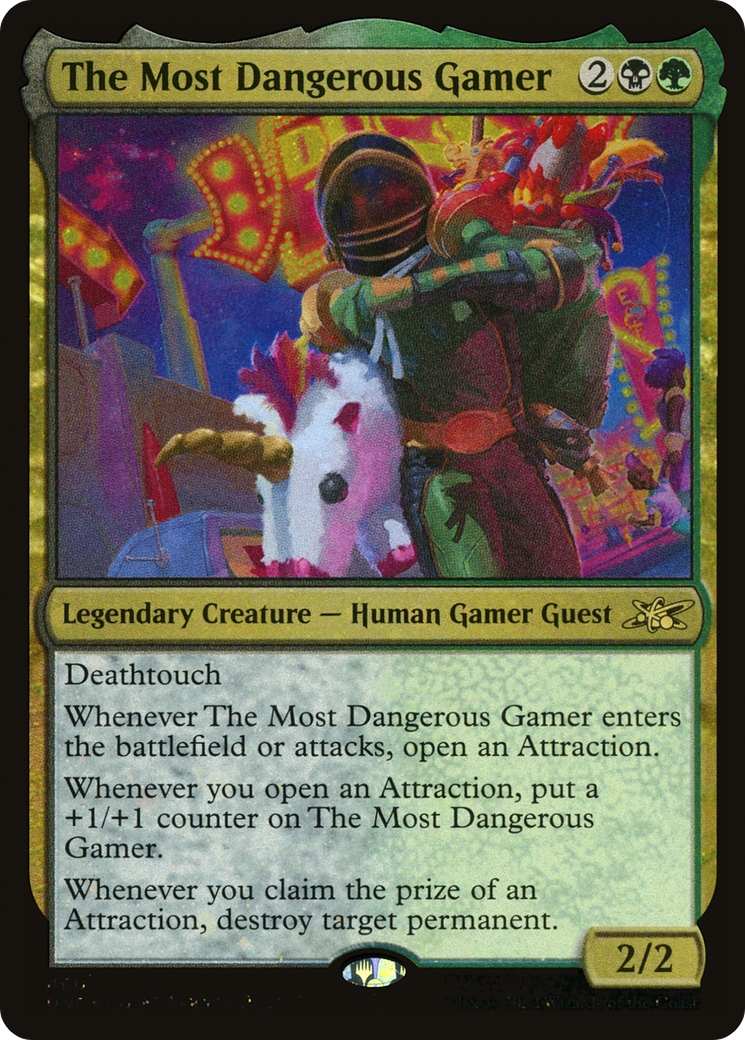 The Most Dangerous Gamer (Galaxy Foil) (460) Foil - Unfinity