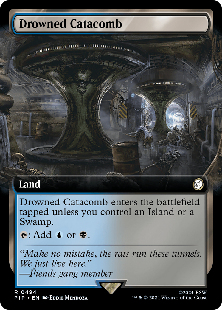 Drowned Catacomb (Extended Art) (494) Foil - Fallout