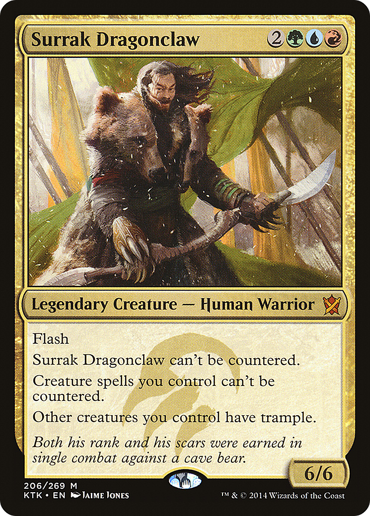 Surrak Dragonclaw (206) Foil - Khans of Tarkir