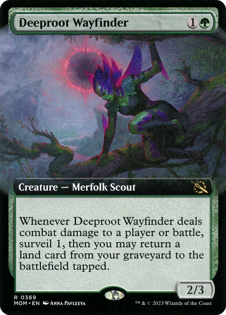 Deeproot Wayfinder (Extended Art) [March of the Machine] | Silver Goblin