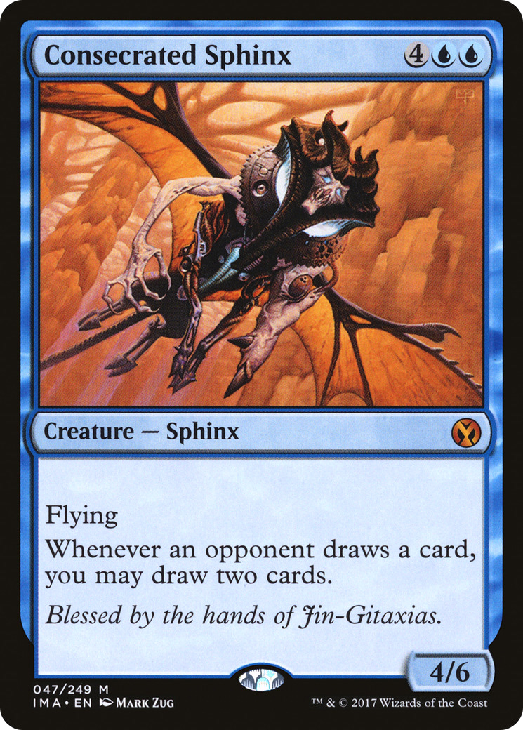 Consecrated Sphinx (047) Foil - Iconic Masters