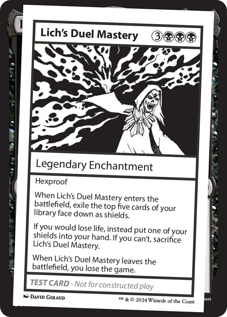 Lich's Duel Mastery [Mystery Booster 2 Playtest Cards] | Silver Goblin