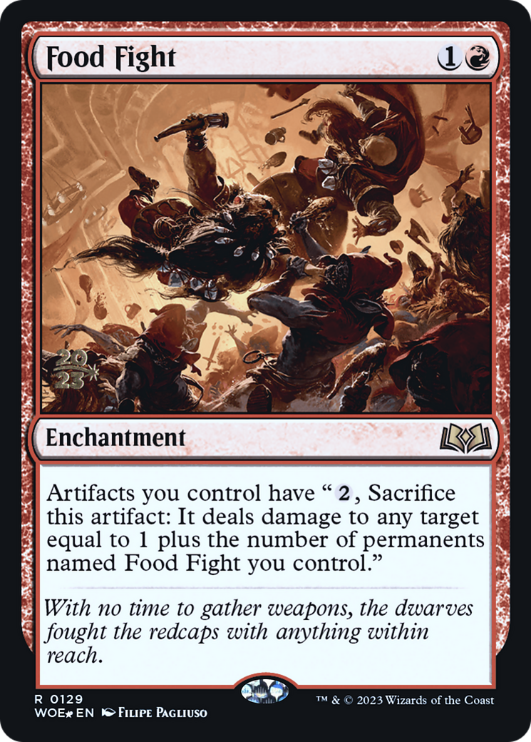 Food Fight (129) Foil - Wilds of Eldraine Promos