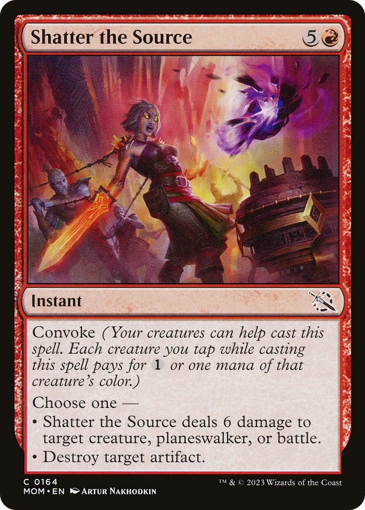 Shatter the Source (164) Foil - March of the Machine
