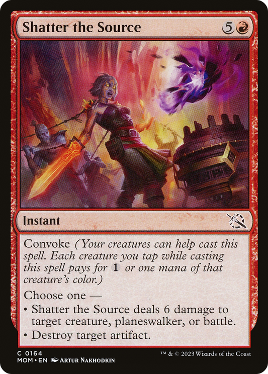 Shatter the Source (164) Foil - March of the Machine