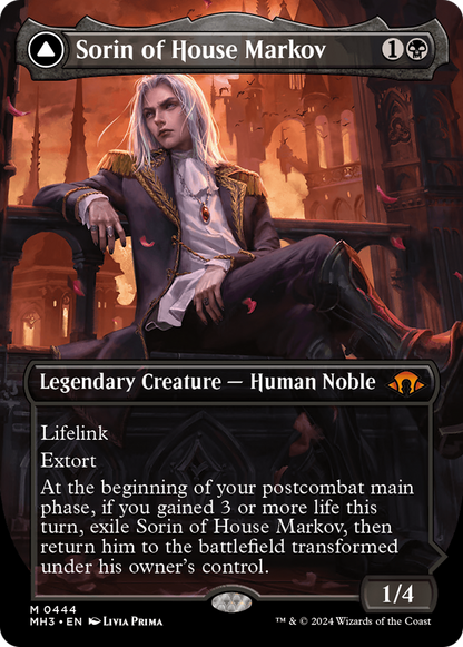 Sorin of House Markov // Sorin, Ravenous Neonate(Borderless) (444)