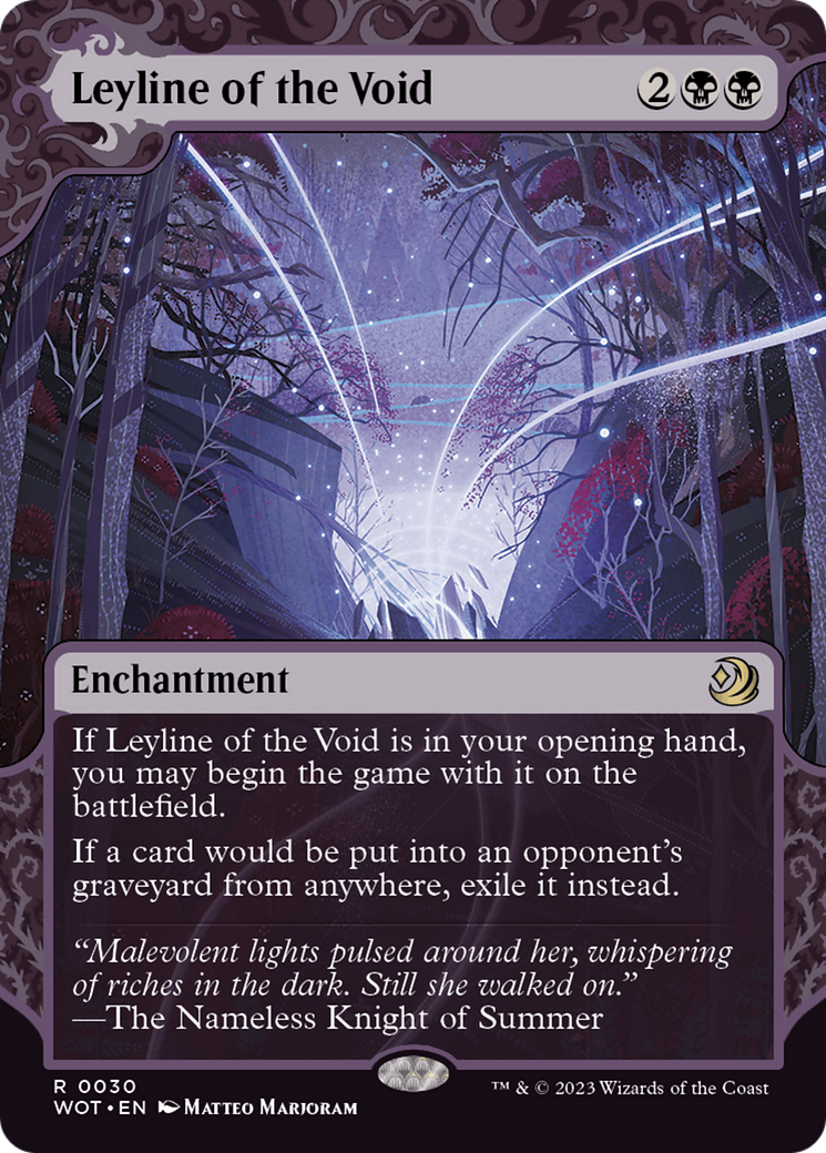 Leyline of the Void (Showcase) (030) - Wilds of Eldraine: Enchanting Tales