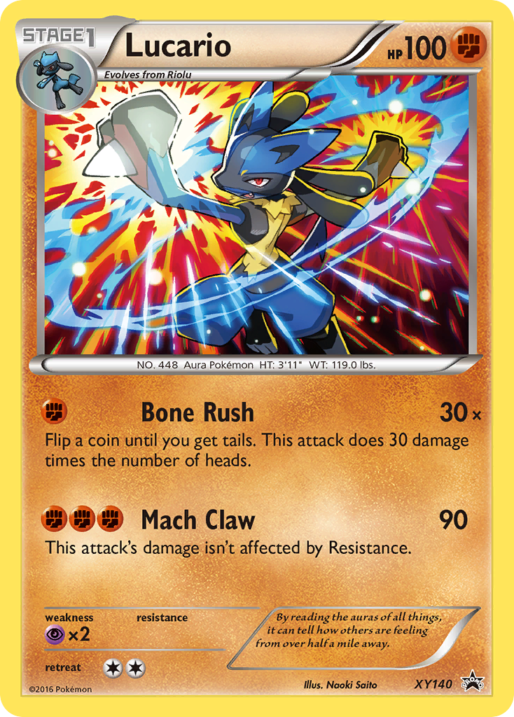 Lucario (XY140) [XY: Black Star Promos] | Silver Goblin