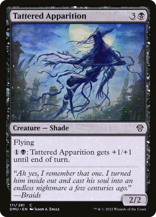 Tattered Apparition [Dominaria United] Foil