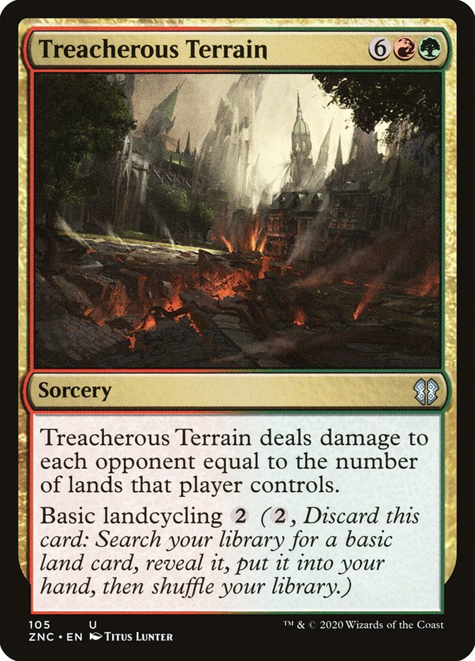 Treacherous Terrain [Zendikar Rising Commander] | Silver Goblin