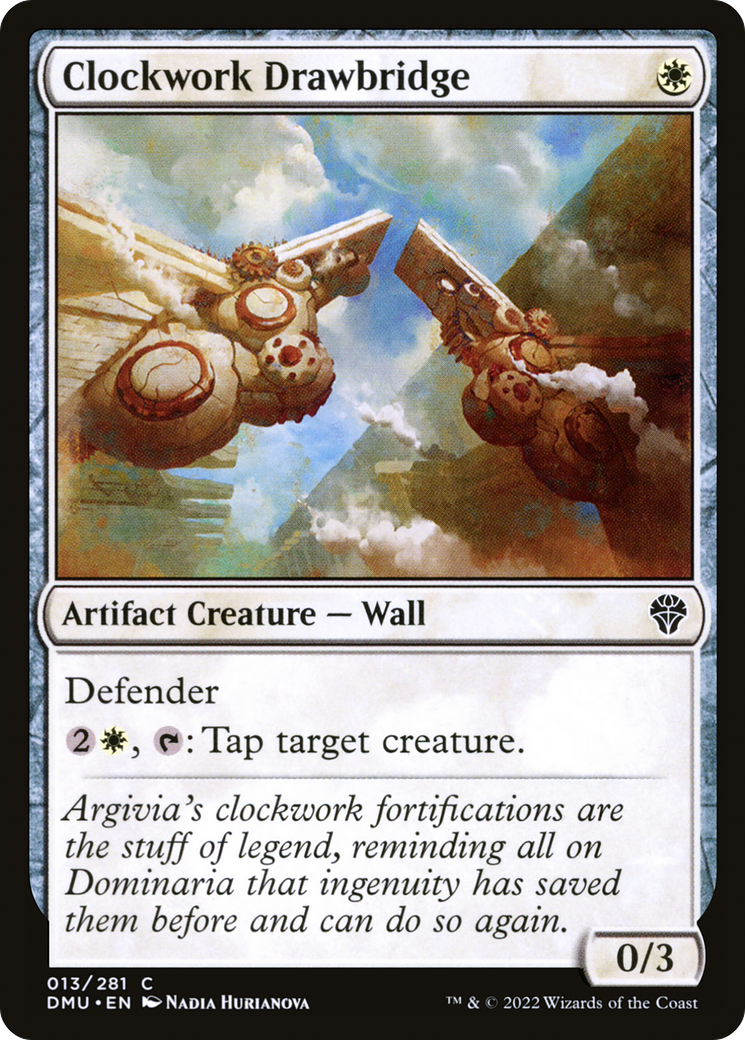 Clockwork Drawbridge [Dominaria United] Foil