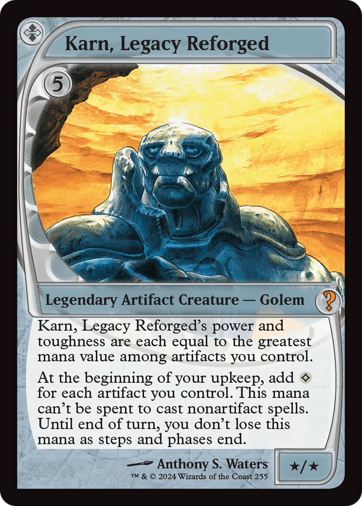 Karn, Legacy Reforged (Future Sight) (255) Foil - Mystery Booster 2