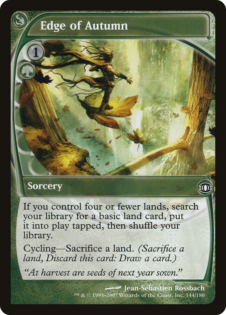 Edge of Autumn (144) Foil - Future Sight