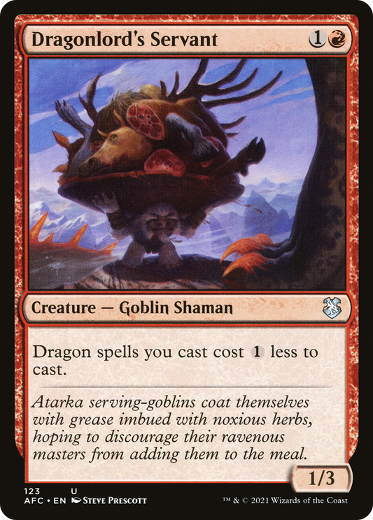 Dragonlord's Servant (123) - Forgotten Realms Commander