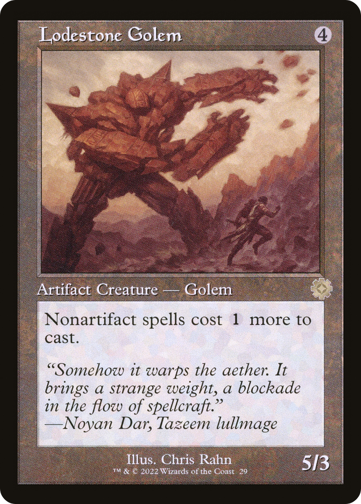 Lodestone Golem (Retro) (029) - The Brothers' War Retro Artifacts