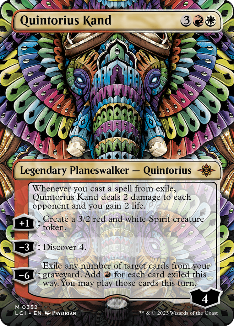 Quintorius Kand (Borderless) (352) - The Lost Caverns of Ixalan
