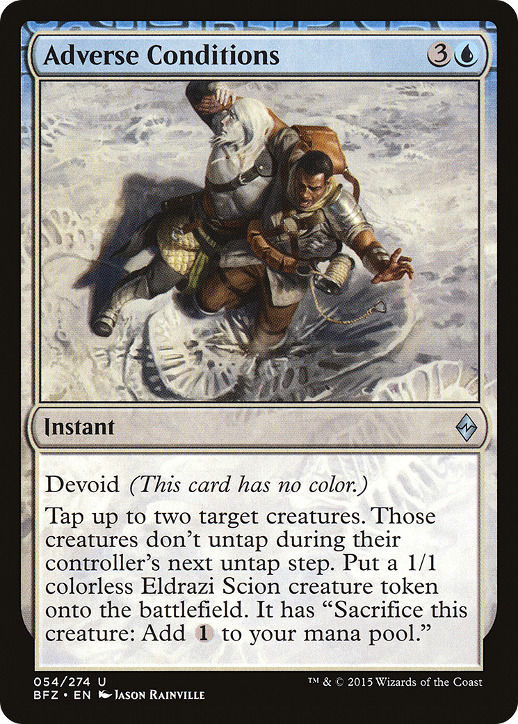 Adverse Conditions [Battle for Zendikar] | Silver Goblin