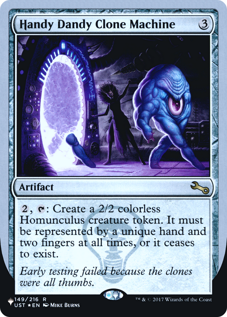 Handy Dandy Clone Machine (057) Foil - The List (Unfinity Foil Edition)