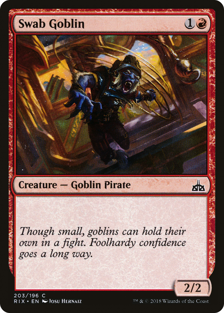 Swab Goblin (203) - Rivals of Ixalan