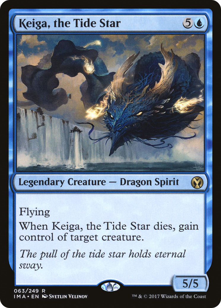 Keiga, the Tide Star (063) Foil - Iconic Masters