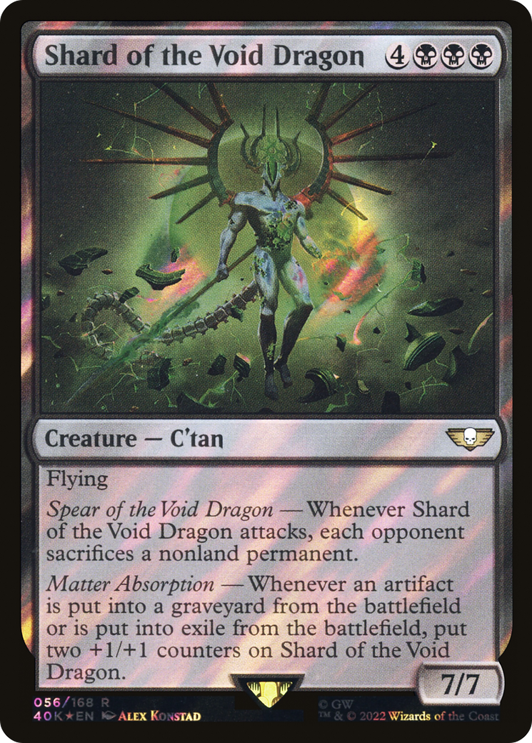 Shard of the Void Dragon (056) Surge Foil - Warhammer 40,000 Commander
