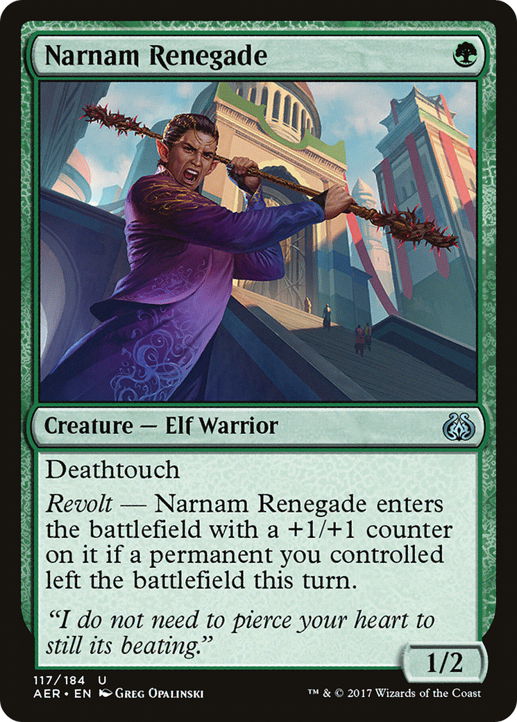 Narnam Renegade (117) Foil - Aether Revolt