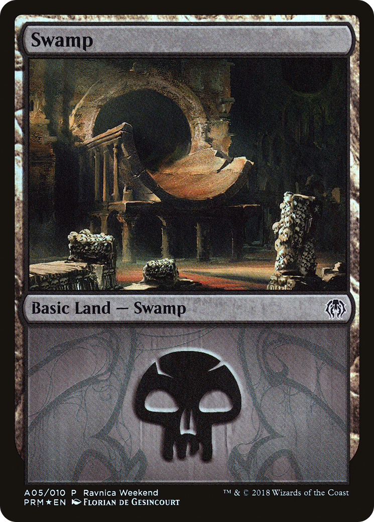 Swamp (A05) Foil - GRN Ravnica Weekend