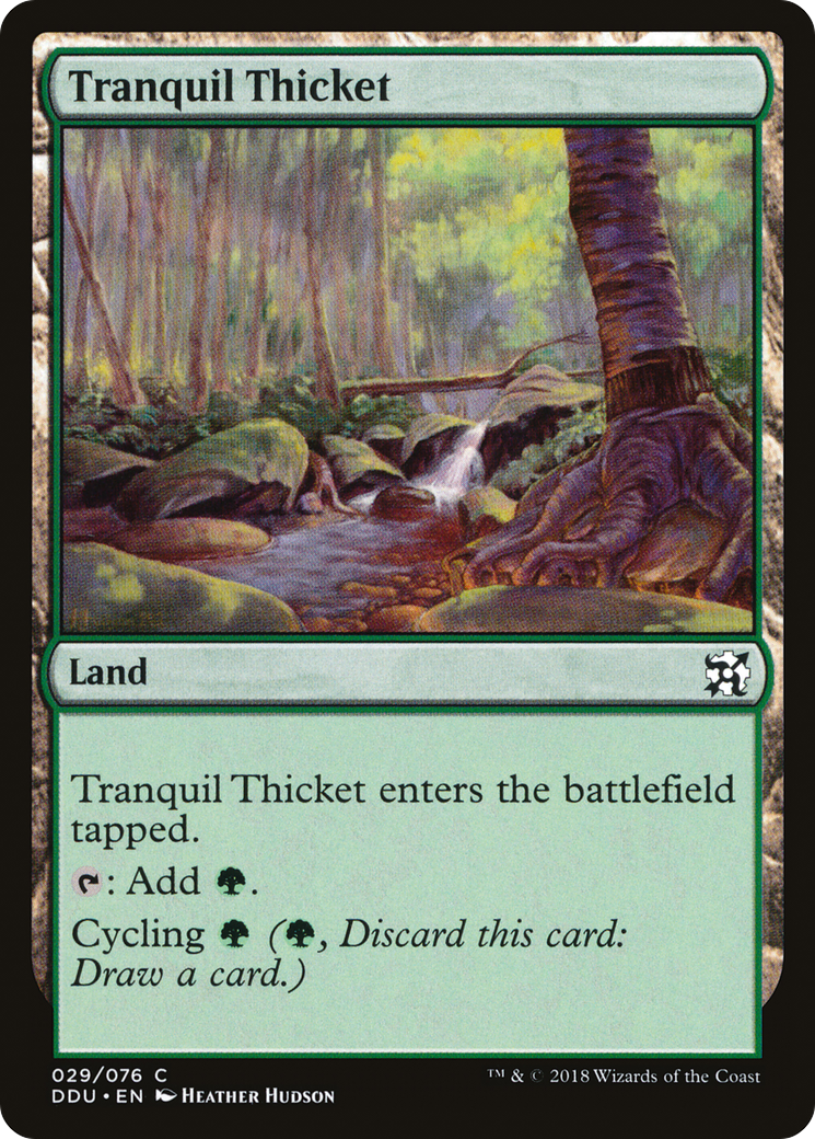 Tranquil Thicket (029) - Duel Decks: Elves vs. Inventors