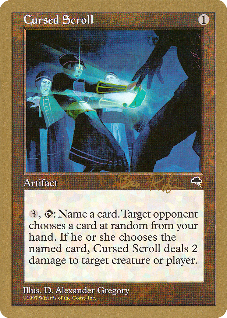 Cursed Scroll (Retro) (br281) - World Championship Decks 1998