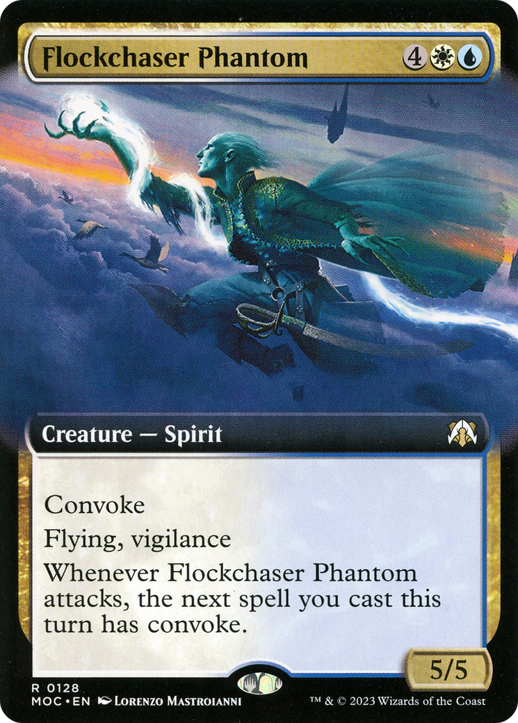 Flockchaser Phantom (Extended Art) (128) - March of the Machine Commander
