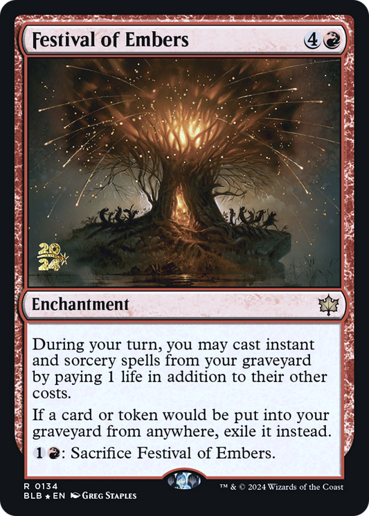 Festival of Embers Foil (134S)