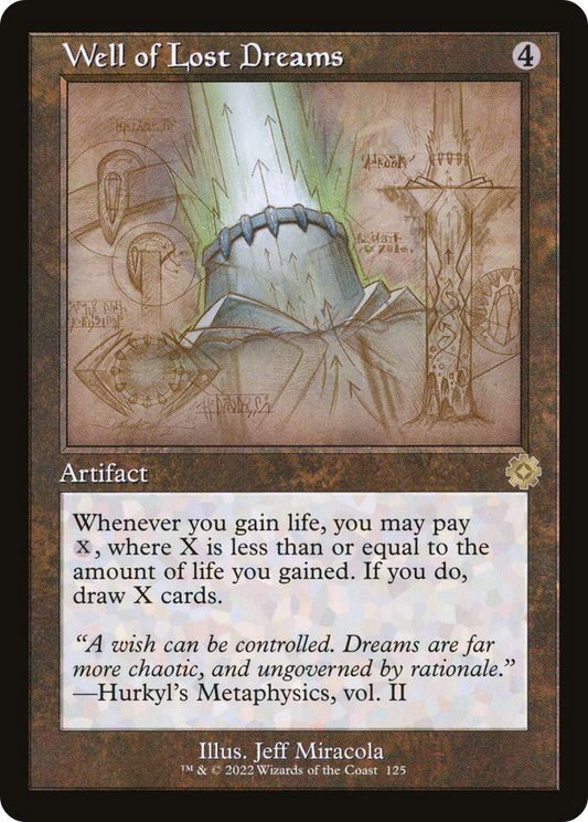 Well of Lost Dreams (Retro Schematic) [The Brothers' War Retro Artifacts] Foil