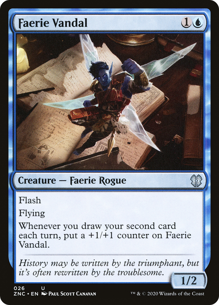 Faerie Vandal [Zendikar Rising Commander] | Silver Goblin